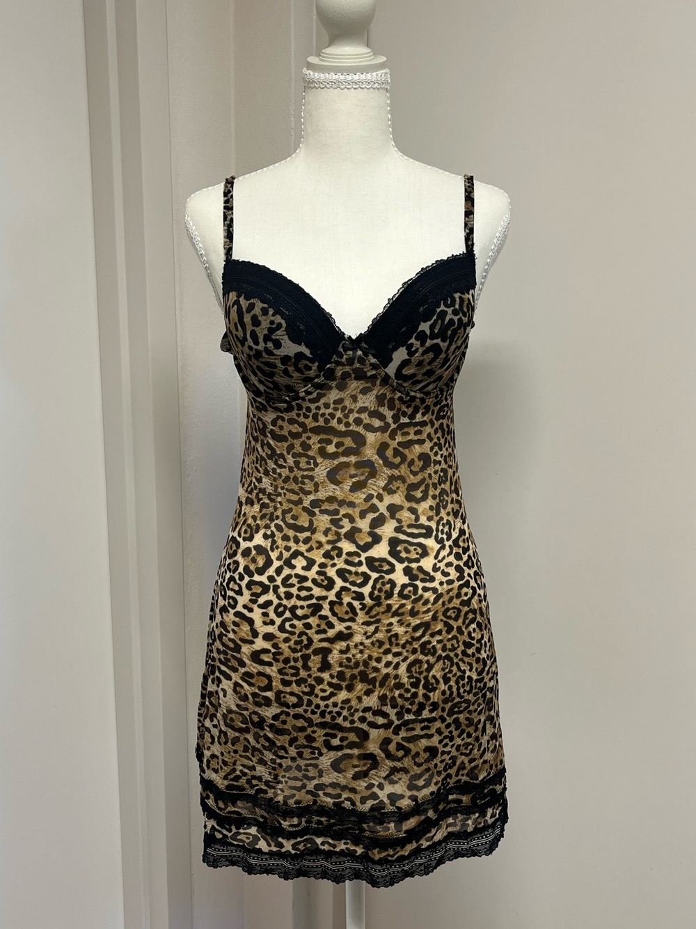 Y2K | Marilyn Monroe Leopard-Print Dress